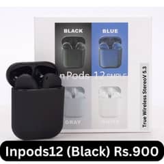 New inPods 12 True Wireless earbuds Stereo - Premium Quality - Latest