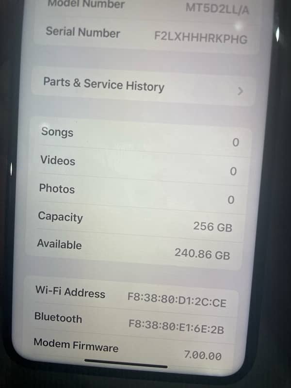 IPhone XS Max 256 Factory unlocked 1