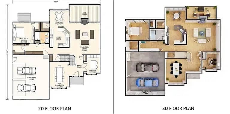 I Will Make Any 2d Drawing & 3d Modelling In Autocad,3ds Max. 0