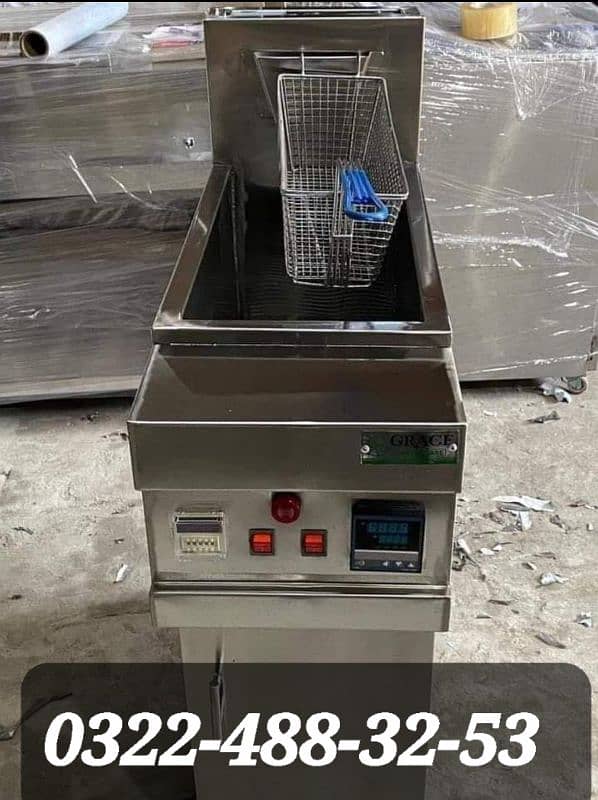 Hot plate Fryer char caol grill Working tabal Bowls Pizza Oven Slush 1