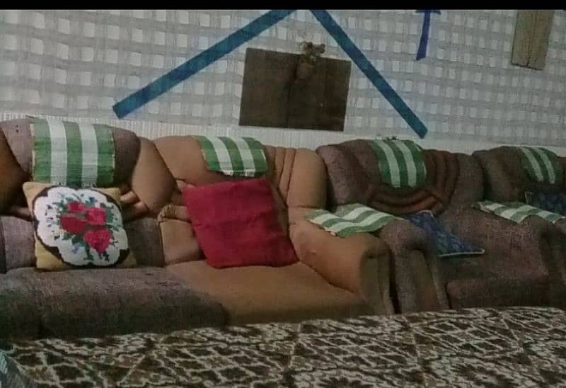 5 seater sofa set with cover 3