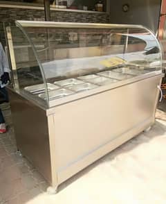 Salad Bar Grill Dough Mixer Slush Machine Pizza Oven Fast food Setup