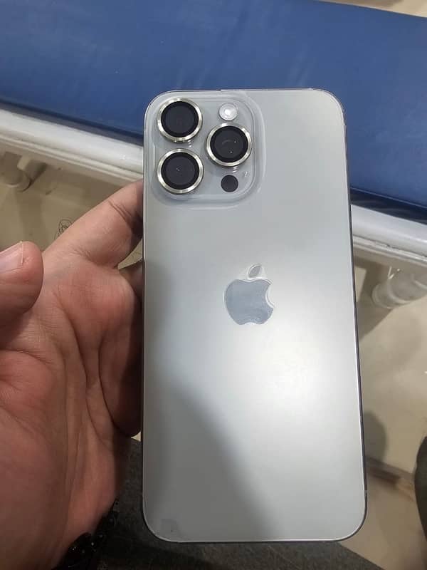 iphone 15 pro max jv natural titanium 10/10 1