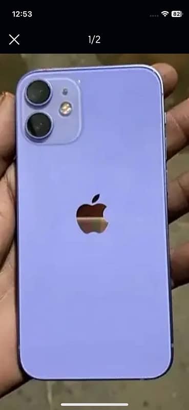 iphone 12 mini jv 64gb purple colour 58000 3