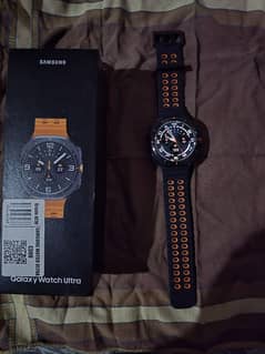 galaxy watch ultra titanium Grey with box and charger 10 days used