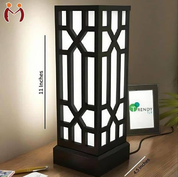 Quality Wooden Lamp For Bedroom & Offices Available with Free Delivery 0