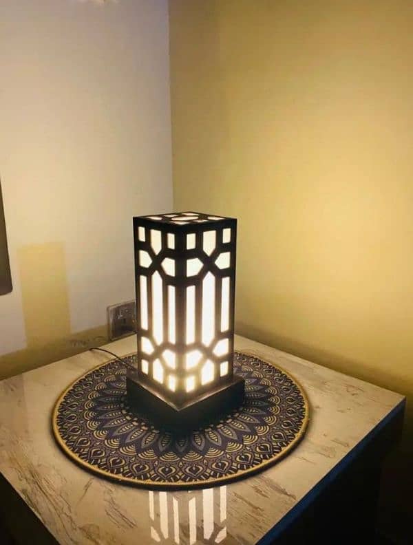 Quality Wooden Lamp For Bedroom & Offices Available with Free Delivery 1