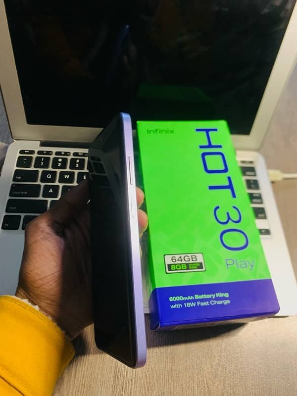 infinix Hot 30 Play With Box 10/10 2