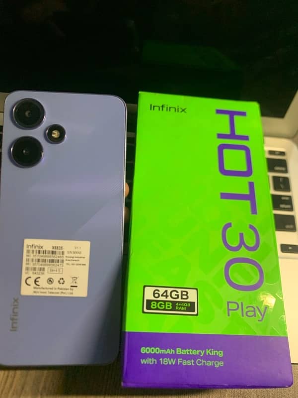 infinix Hot 30 Play With Box 10/10 4