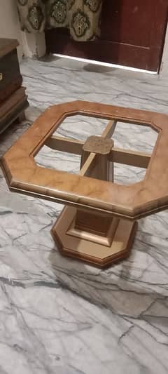 2 new small glass tables