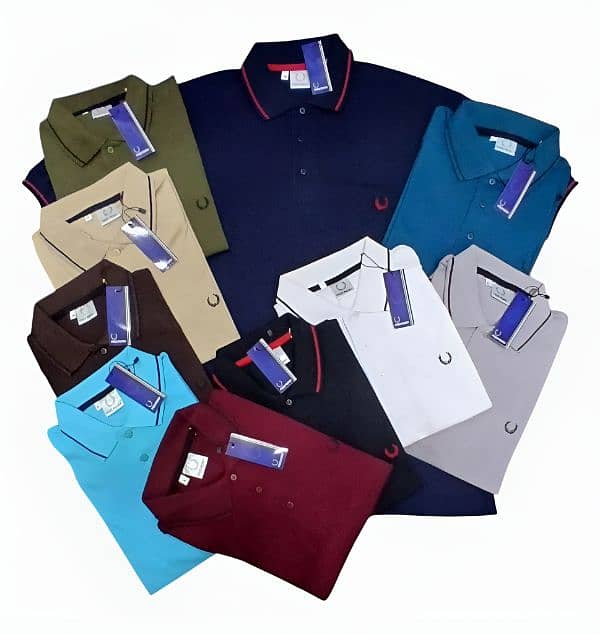 Men's Half Button Polo Shirts 0