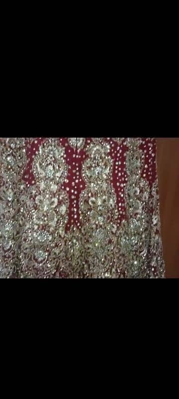 "Stunning Bridal Red Embroidered Lehenga – Perfect for Your Big Day!" 0