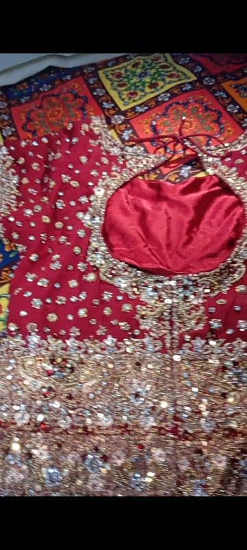 "Stunning Bridal Red Embroidered Lehenga – Perfect for Your Big Day!" 4