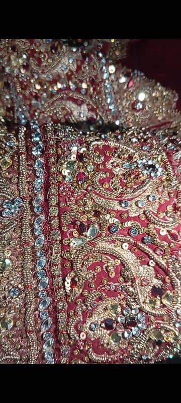 "Stunning Bridal Red Embroidered Lehenga – Perfect for Your Big Day!" 9