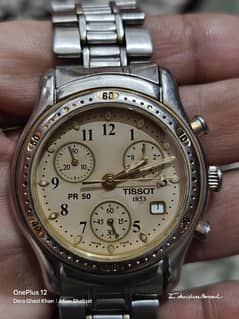 Tissot quartz chronograph watch just day