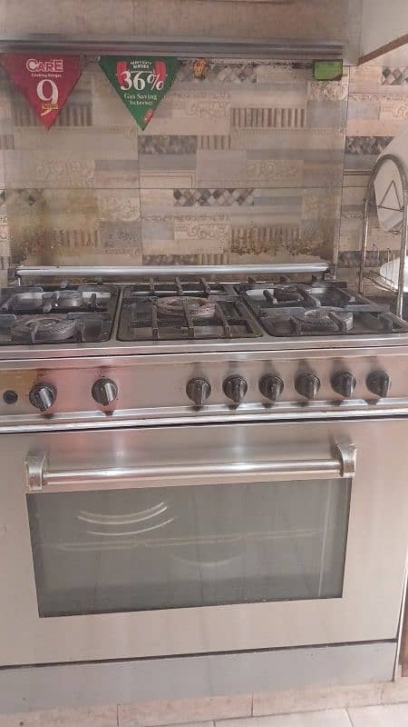 5 burner gas oven 0