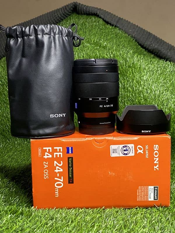 Sony 24x70 f4  2 time used only 0