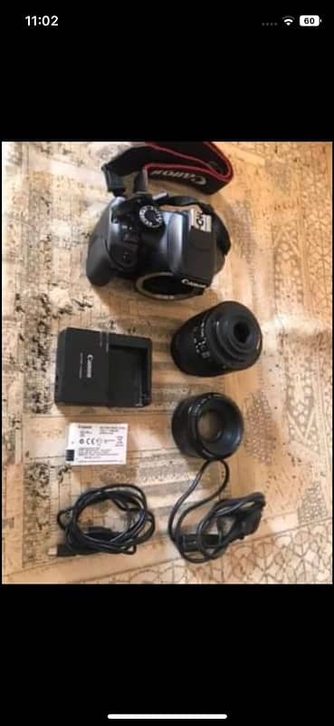 DSLR 550D Canon black colour 2