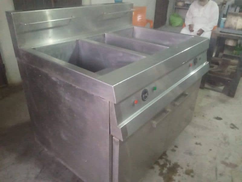 Hot plate karahi fryer 1