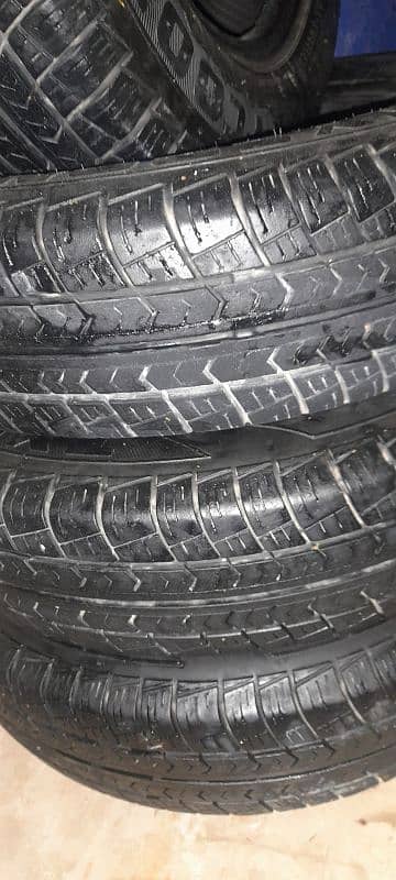 tyres R13 145.80R13 very less used no single puncture tyre 2