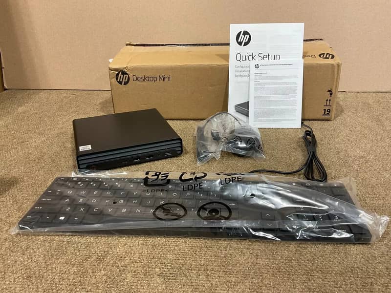 New Open Box HP ProDesk 600 G6 Mini Pc i5 10th 10500T DDR4 WIFI 6 0