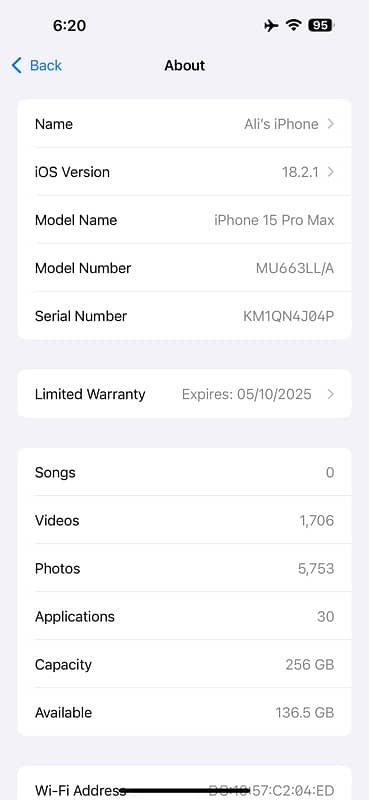 15 pro max jv 256gb non pta 1