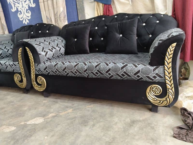 black sofa set 1