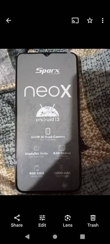 Sparx neo X Smartphone - 4GB/128GB - Box Open 2