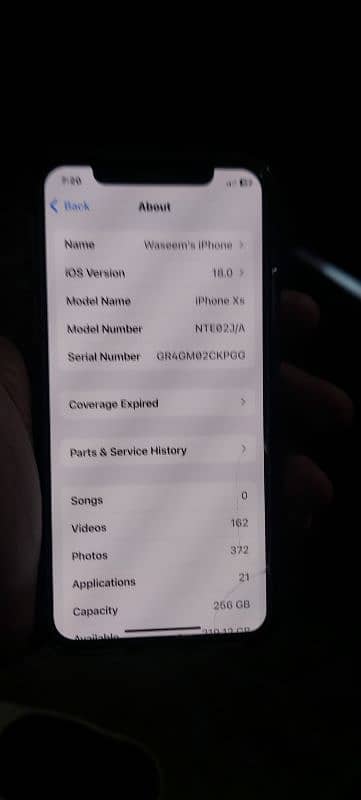 iphone xs 2sim waterproof 256gb non pta sim work 3month 5