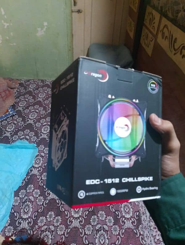 eDragon RGB Chill Spike Cooler (4 HEATPIPES) 2