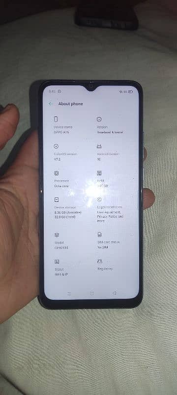 oppo a15 0