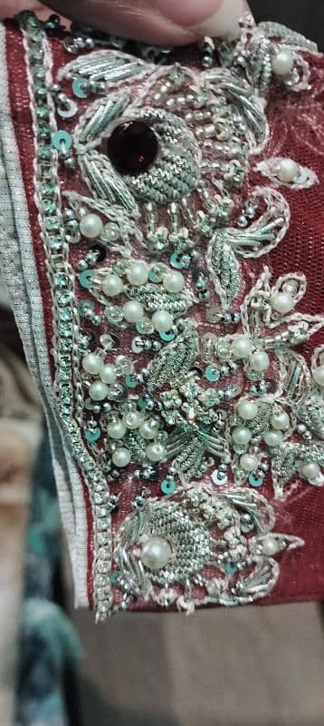 Beautiful and decent bridal lehenga for sale 7