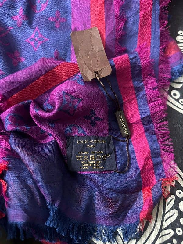 Louis Vuitton logomania scarf lv used selling on ebay wining products 13