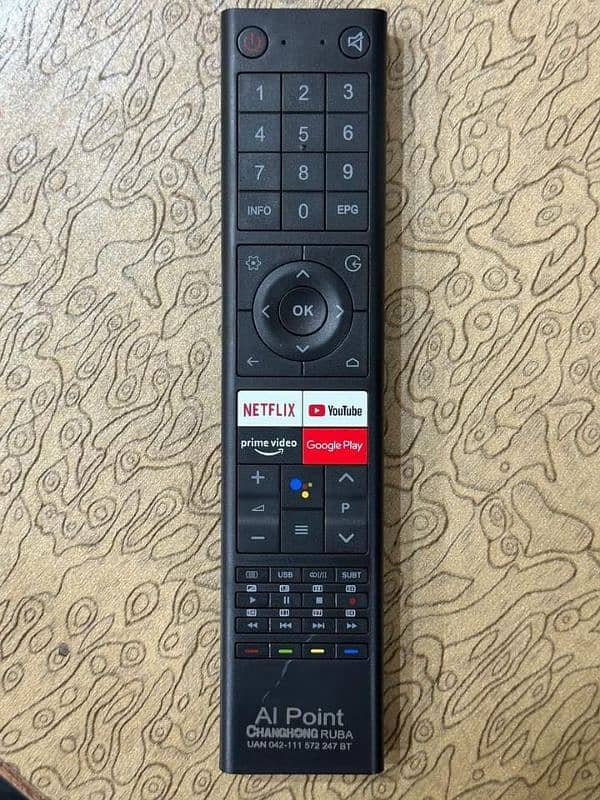 Changhong Ruba Smart Voice with mic Blutooth Remote Control 8