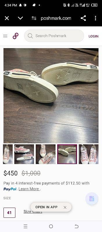 Dior B23 & Christian lobutien Men's sneakers. 9