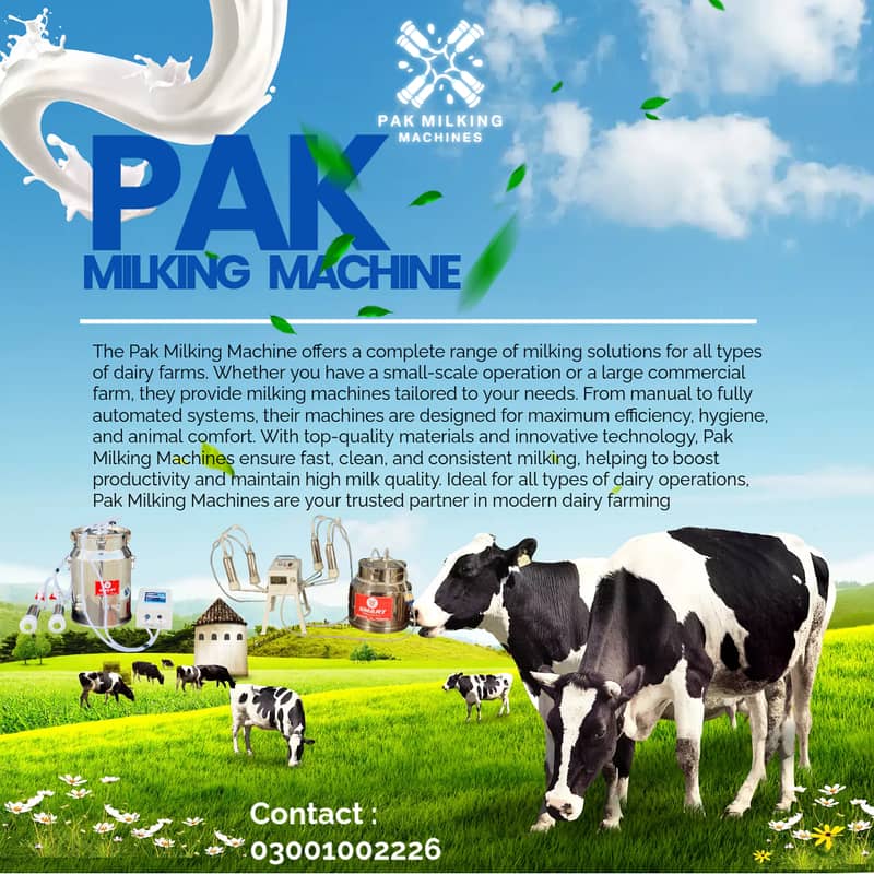 Milking machine for sale / milking machine in Pakistan 0