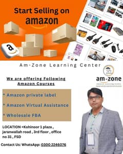 amazon Courses/virtual assistant/private label/wholesale FBA/earning