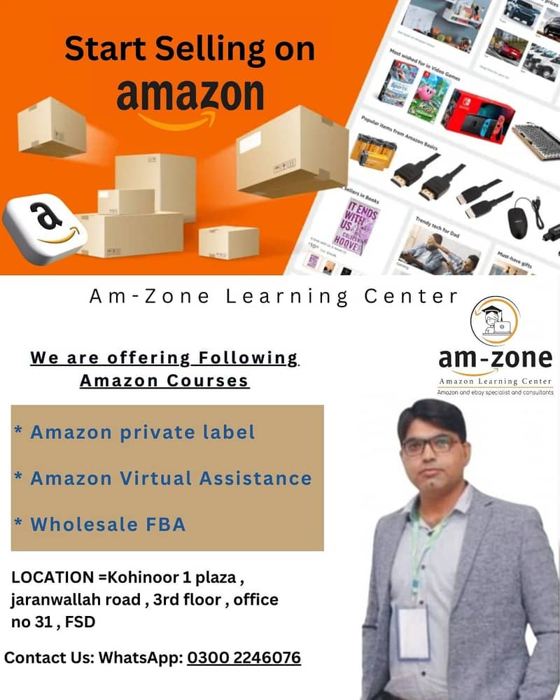 amazon Courses/virtual assistant/private label/wholesale FBA/earning 0