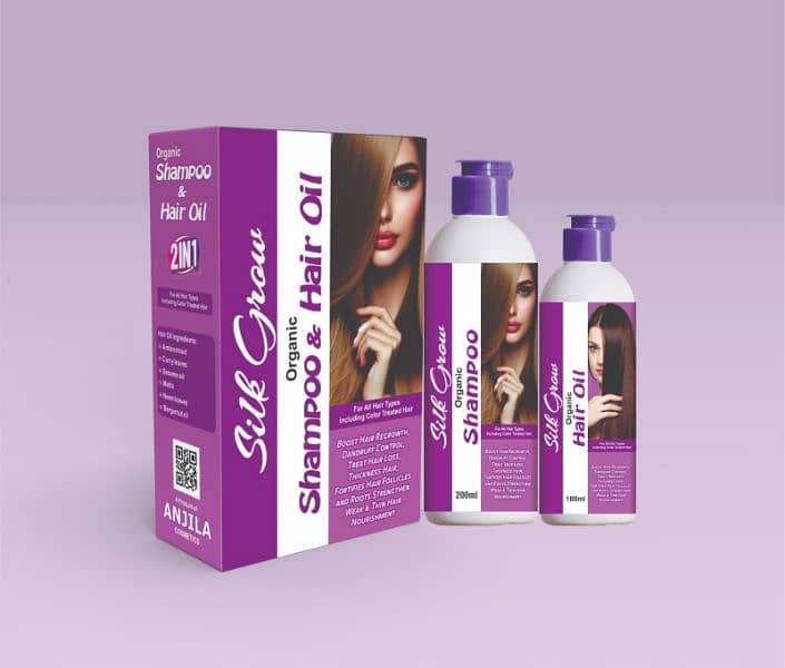 shampoo & Hair oil 2in1 combo pack 0