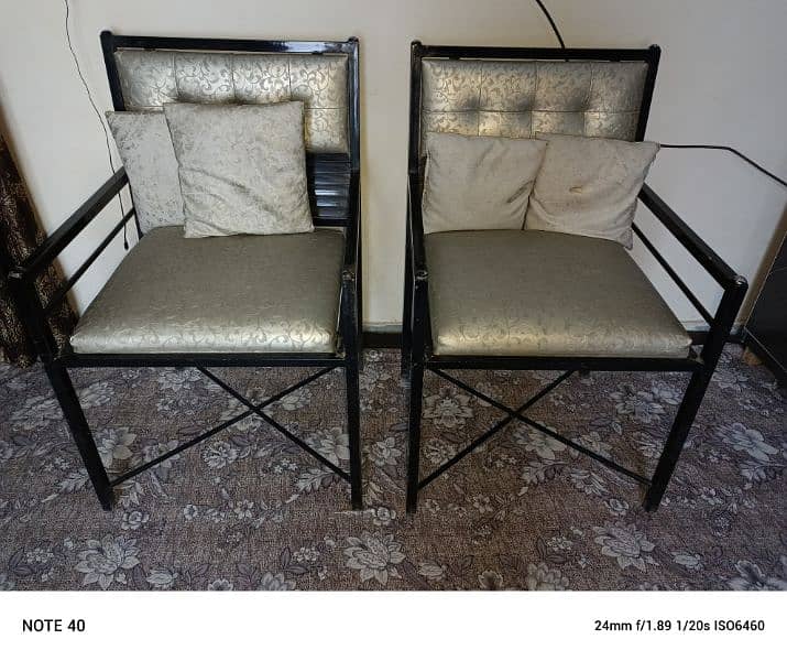 Rod Iron Sofa Set 3