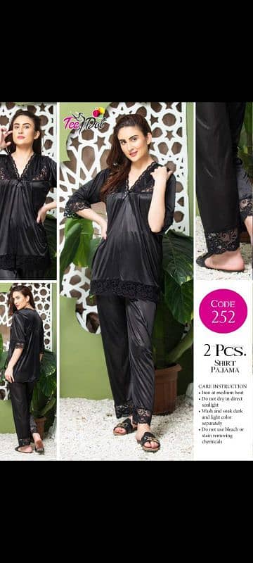 night suit , bridal , silk shirt trouser , 2pc 3pc suit, stitched 0