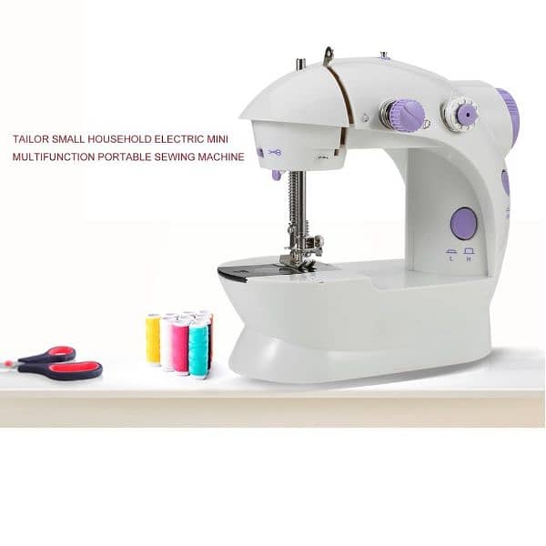 Electric Mini Sewing Machine Home Hand Machine Lock Stitch Adjustment 9