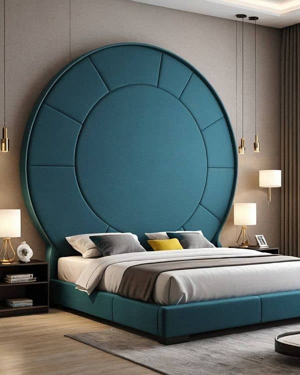 round bed/storage bed/bedroom furniture/bed set/wooden bed 2