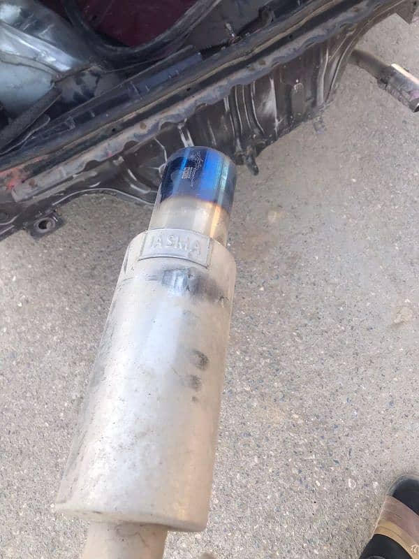 Hks meduim size exhaust week used 1