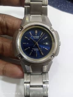 Casio Japan watch for men with blue dial