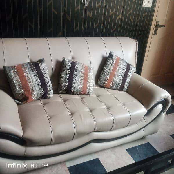 leather sofa set 3'2'1 1