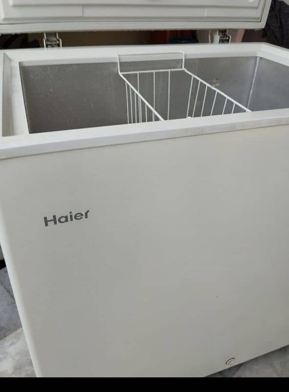 haier freezer 3 years used just new condition 0