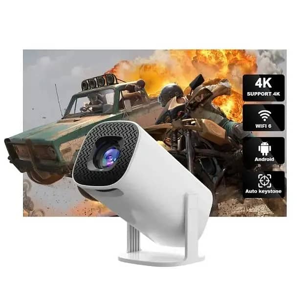 projector android & multimedia 4k 8k original box pack 11