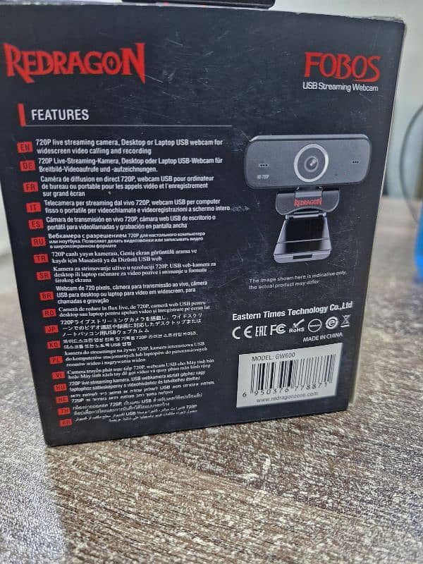 Redragon FOBOS USB Web camera 1