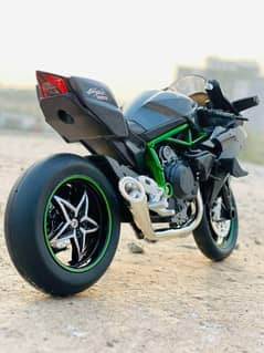 Kawasaki Ninja H2 supersport bike H2R scale motorcycle Diecast